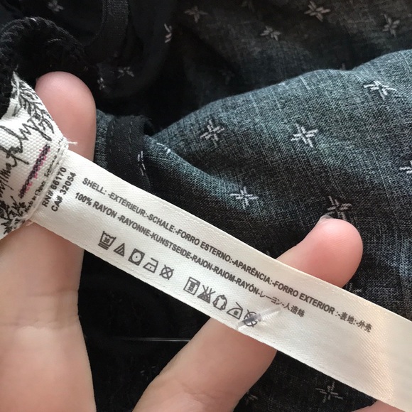 NWT Free People black backless ruffle romper - Picture 7 of 7